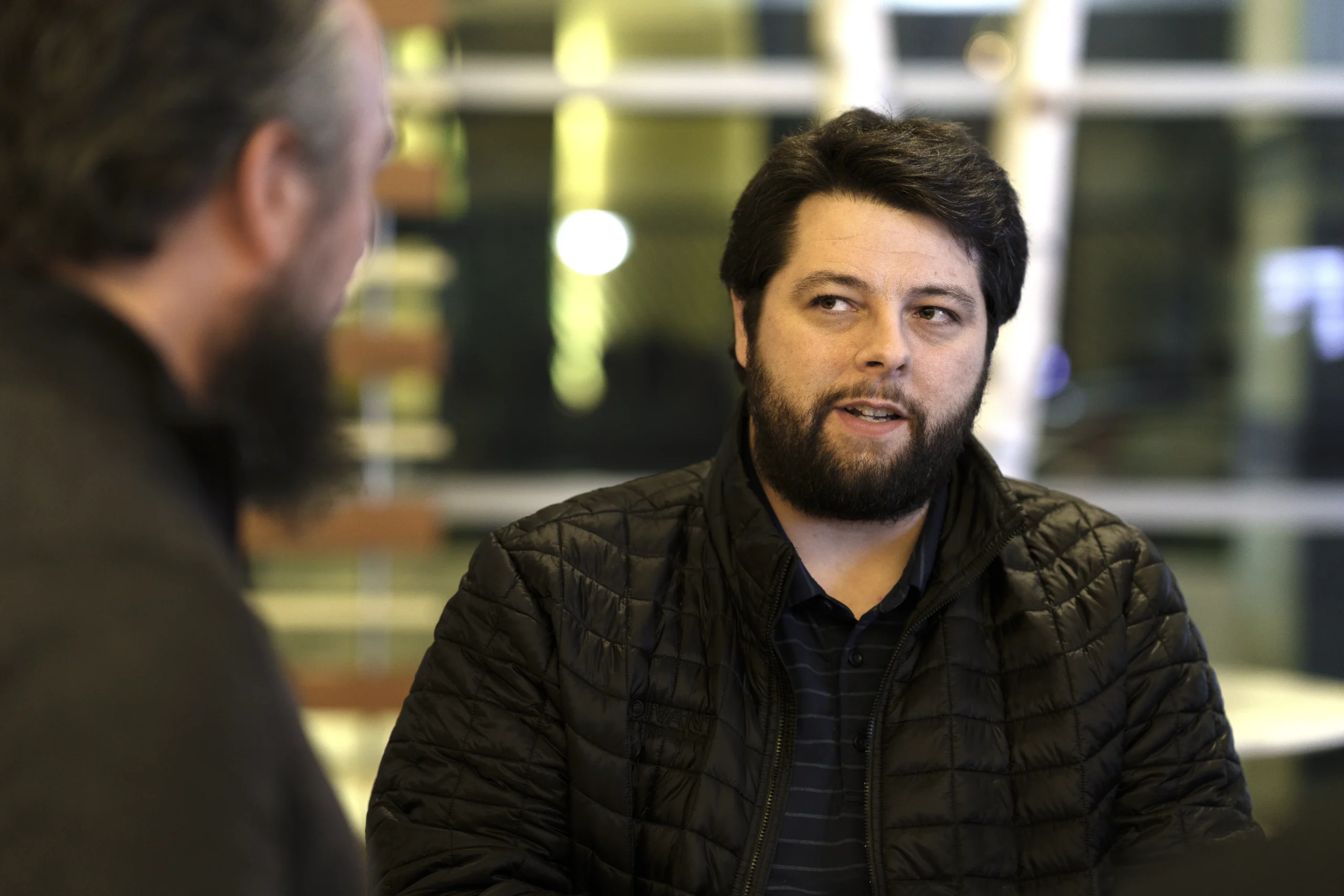 Psivant employees in conversation.